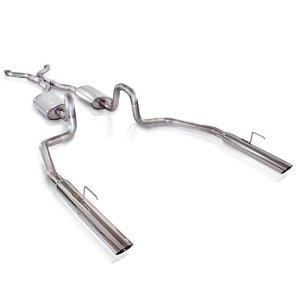Ford Crown Victoria Performance Exhaust - Stainless Works - Cat Back with Turbo Chambered Mufflers - `03-`11
